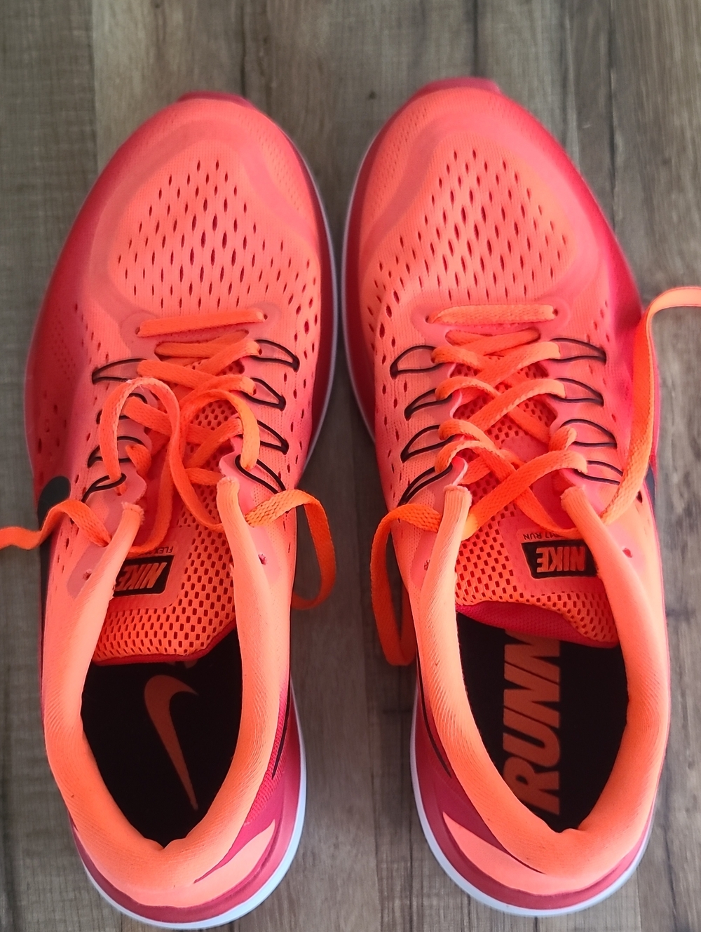 Nike Mens Running Shoes - Neon Orange